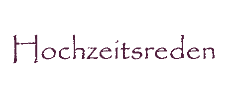 Hochzeitsreden